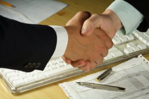 A handshake